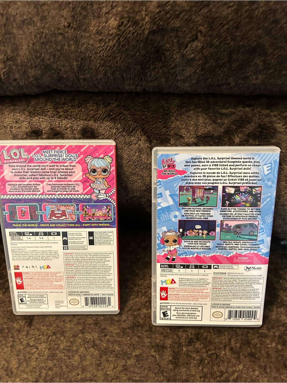 L.O.L. Surprise! Nintendo Switch Game Pair – Pink & Blue Cover Art - Picture 3 of 3